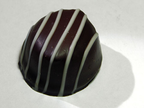 Photo of outside of See&rsquo;s&reg; Blueberry Truffle