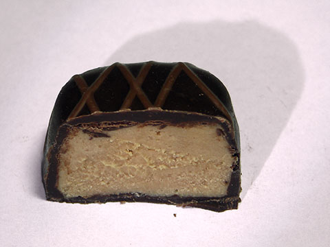Photo of inside of See&rsquo;s&reg; Caf� au Lait Truffle