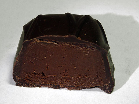 Photo of inside of See&rsquo;s&reg; Dark Chocolate Chip Truffle