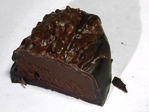 Photo of inside of See&rsquo;s&reg; Dark Chocolate Truffle