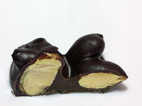 Photo of inside of See&rsquo;s&reg; Dark Almonds