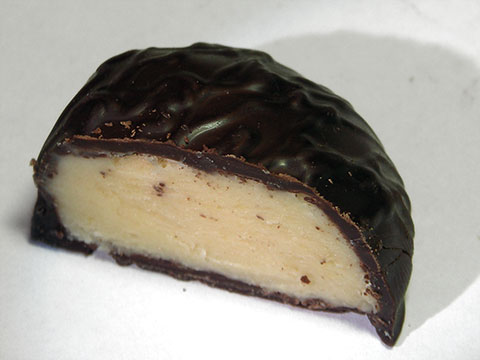 Photo of inside of See&rsquo;s&reg; Pineapple Truffle